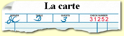 La carte