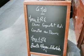 Menu du jour